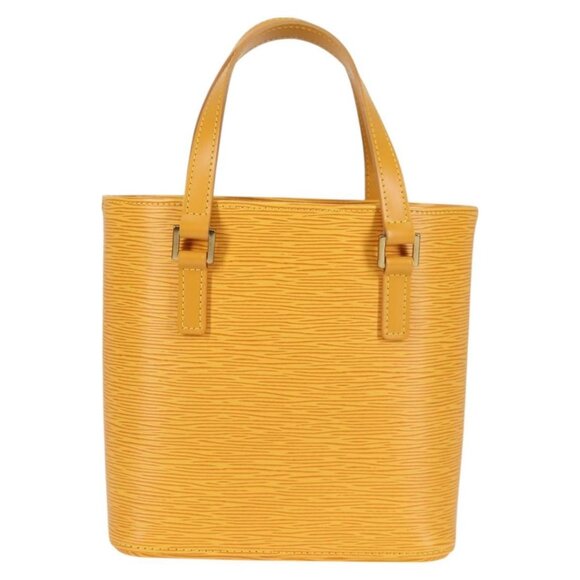 LOUIS VUITTON Epi Vavin PM Tote Bag SPO 2way Yellow LV Auth - Picture 10 of 15